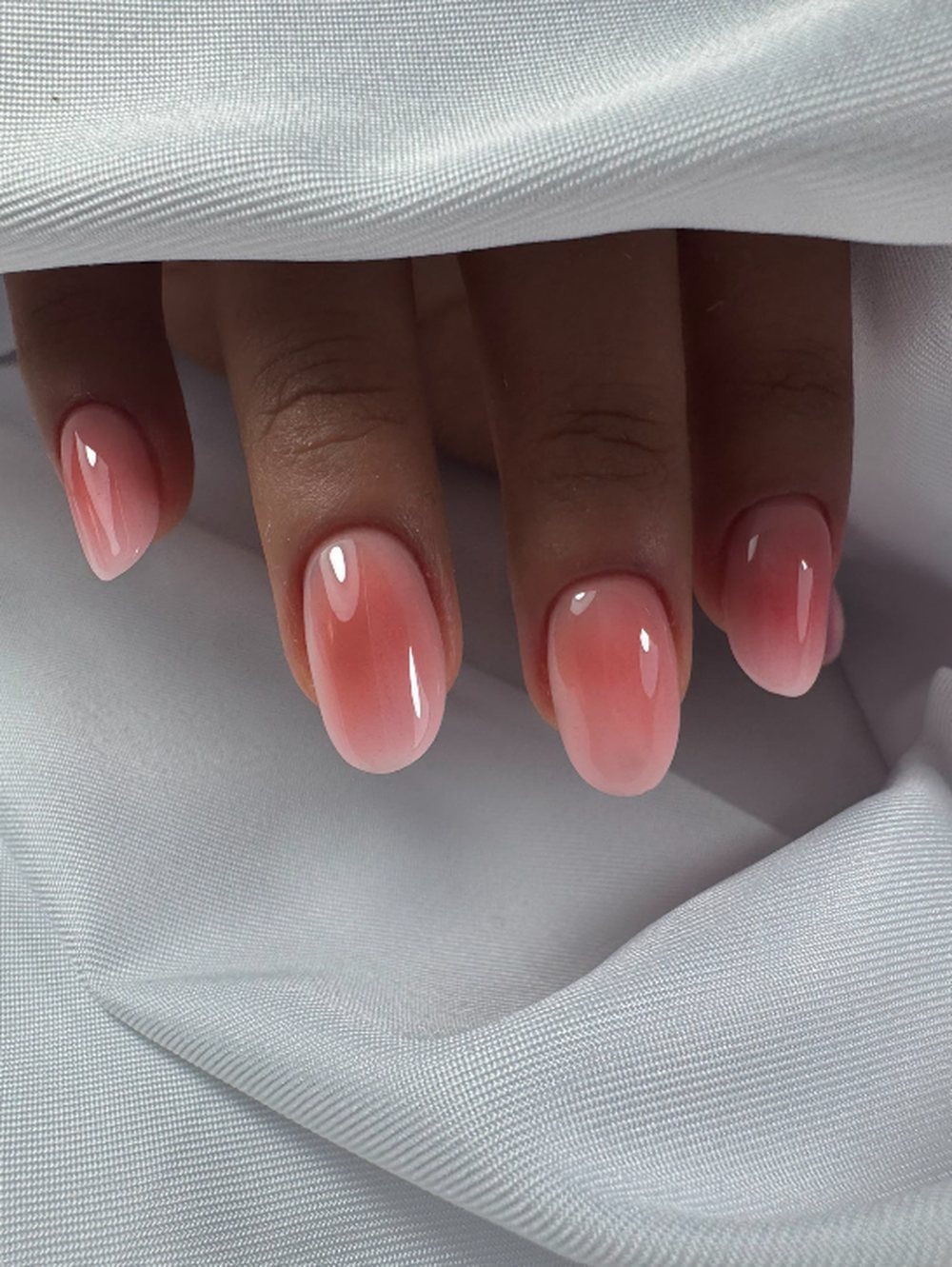 Efecto blush rosa — Kalí Estudio de Uñas