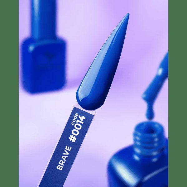 Base rubber DNKA -0014 BRAVE- BASE CON COLOR AZUL - 12 ml