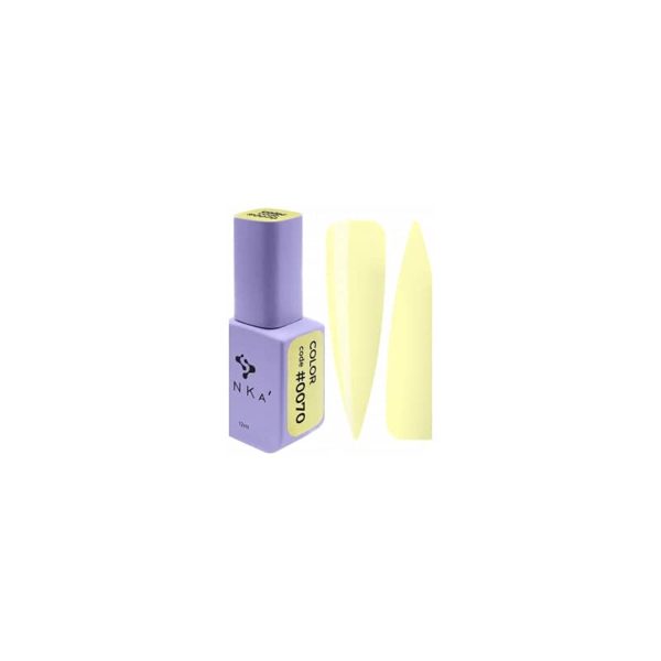 Esmalte semipermanente DNKA - 0070 - 7 ML - AMARILLO PASTEL