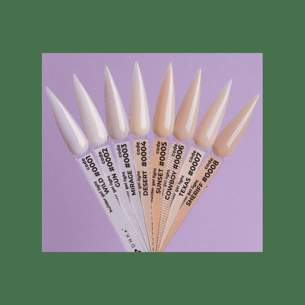 Gel builder LIGHT DNKA - SHERIFF 0008 - COVER - 30ML