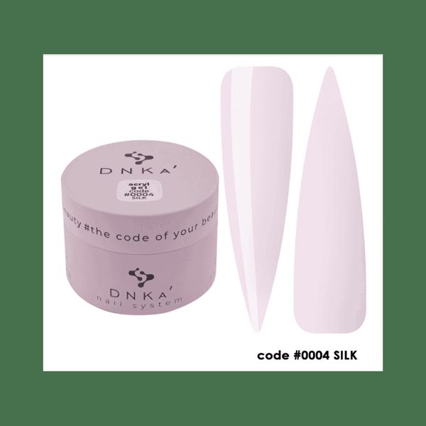 Polygel (Acryl-gel) DNKA - 0004 SILK (Rosa pálido) - 30 ML