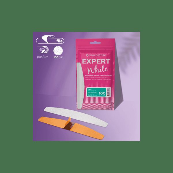 Lima media luna desechable para base metálica Expert 42 Staleks Pro...